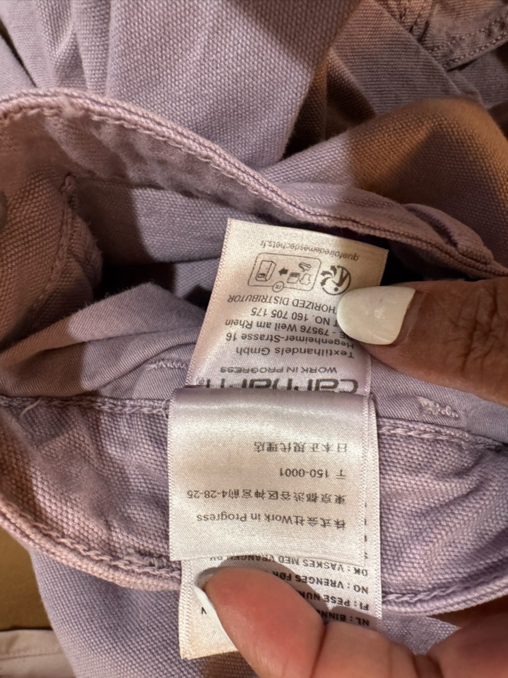 Carhartt WIP  Work In Progress Purple Pierce Straight-Leg Jeans - Picture 15 of 16